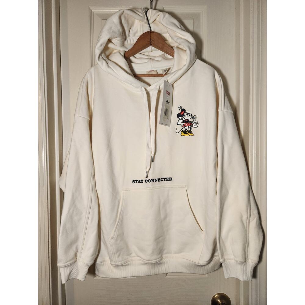 New Levi's X Disney Mickey Minnie Stay Connected Hoodie